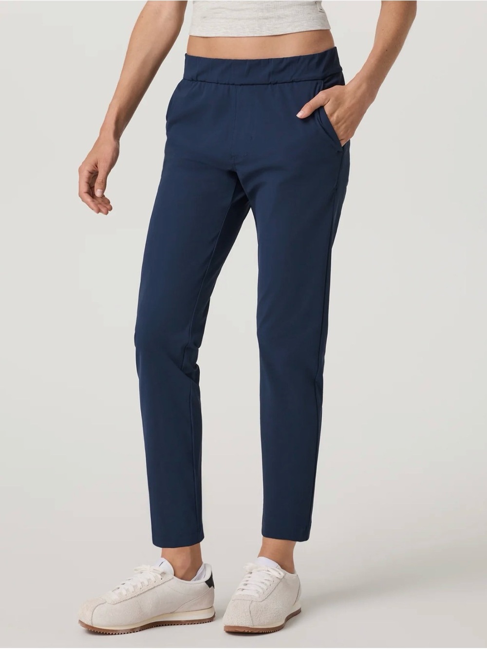 Vuori Miles Ankle Pant Blue Coast Navy Women’s VW404 26” Size Small